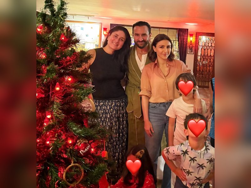 Soha Ali Khan Shares Pataudi Family’s Christmas Celebration with Saif, Kareena, and Kids on Social Media