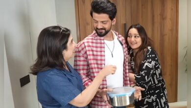 Sonakshi Sinha and Zaheer Iqbal share fun memories with Farah Khan during a home cooking session.