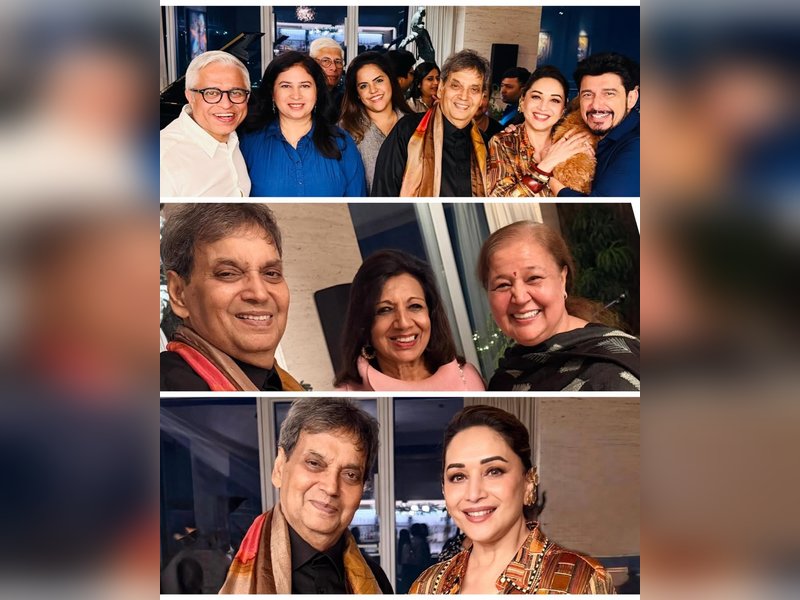 Subhash Ghai Thanks Madhuri Dixit for a Heartwarming Dinner Evening Subhash Ghai Thanks Madhuri Dixit for a Heartwarming Dinner Evening