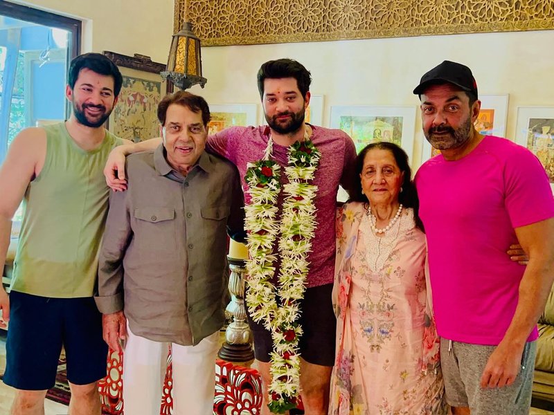 Sunny and Bobby Deol honor their late father Dharmendra after watching his final film, Ikkis.