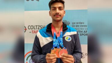 Suraj Sharma claims both senior and junior 25m rapid fire pistol titles at National Shooting C’ship