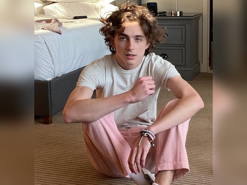 Timothee Chalamet playfully trols Trisha Goddard with a strange selfie Timothee Chalamet playfully trols Trisha Goddard with a strange selfie