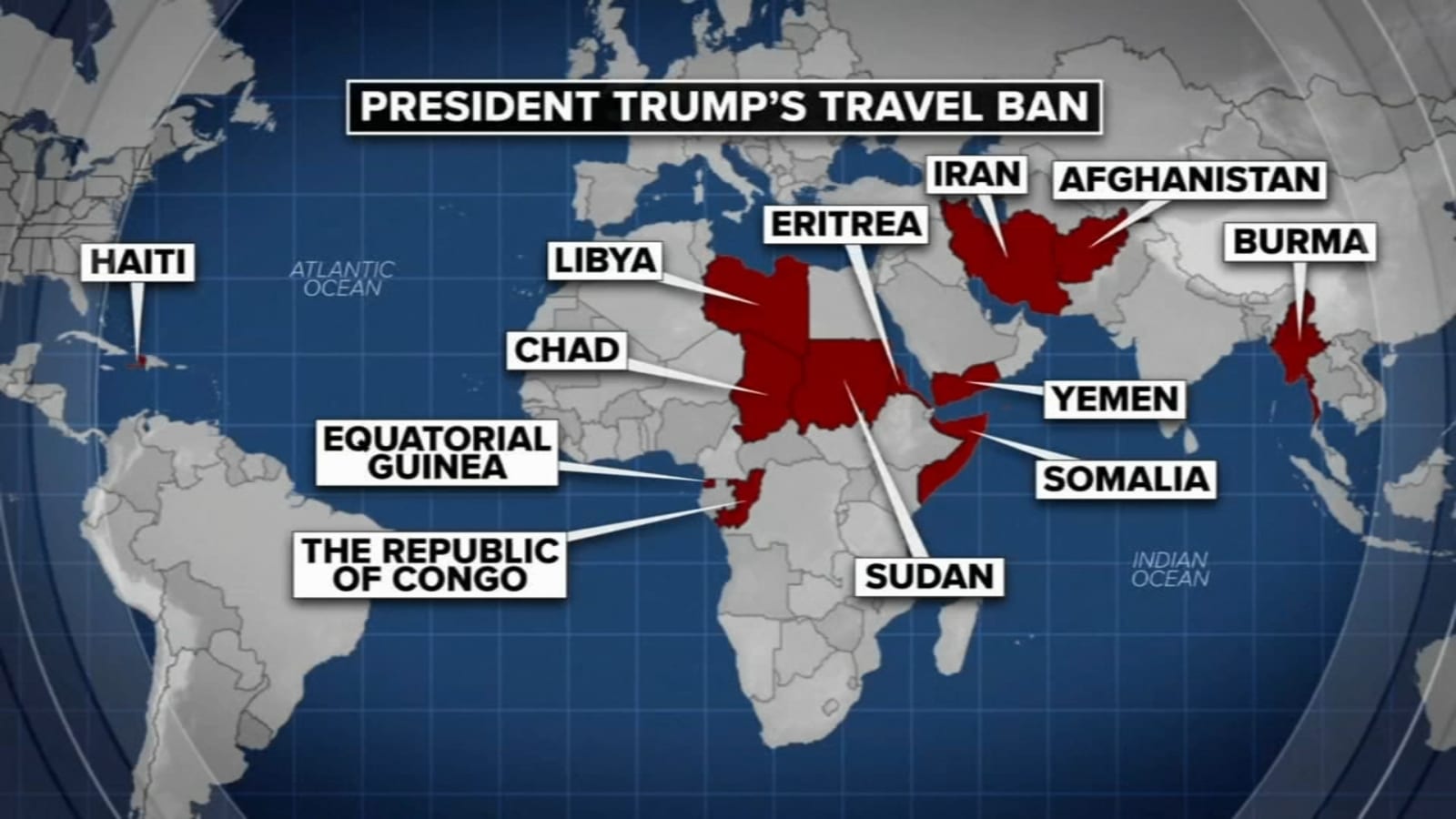 Trump Expands Travel Ban to Include 20 New Countries Trump Expands Travel Ban to Include 20 New Countries