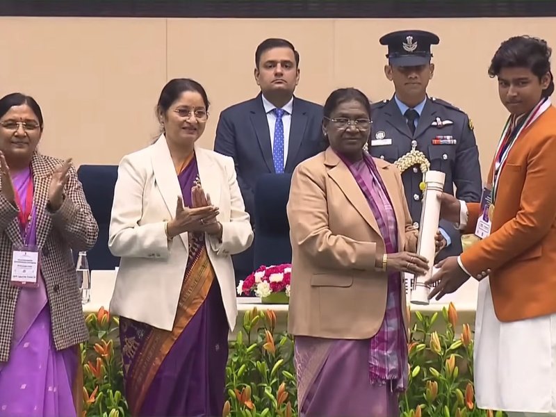 Vaibhav Suryavanshi awarded PM Rashtriya Bal Puraskar by President Droupadi Murmu; BCCI congratulates him