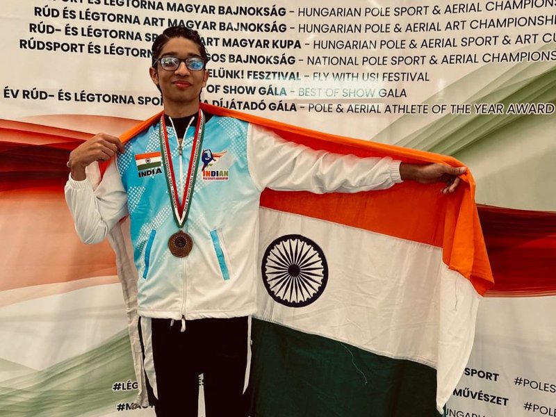 Vir Gahrotra makes history with gold medal win at Pole and Aerial Sports World Championship Vir Gahrotra makes history with gold medal win at Pole and Aerial Sports World Championship