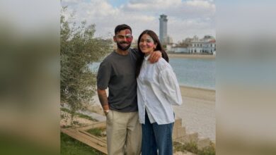 Virat Kohli and Anushka Sharma share a masked moment as they welcome 2026 together