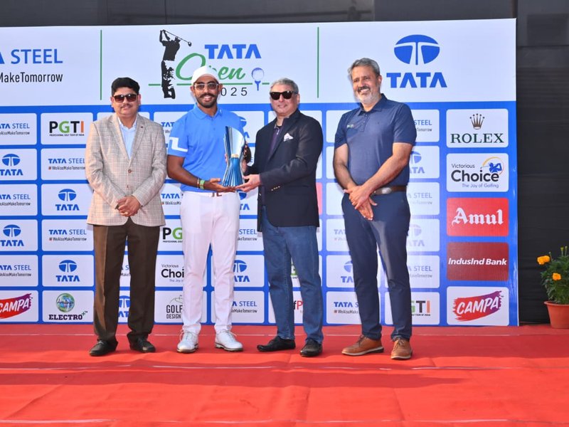 Yuvraj Sandhu clinches record seventh title at Tata Open golf 2025 with thrilling one-shot win