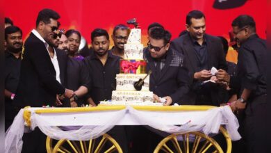 A R Rahman Celebrates Birthday at ‘Moonwalk’ Audio Launch with Prabhu Deva’s Dance Tribute and Cake Cutting