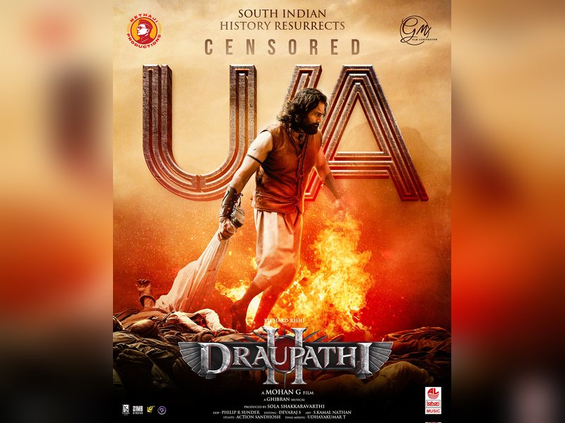 CBFC Approves Mohan G’s ‘Draupathi 2’ with U/A Certificate, Set to Release This Month in Theaters CBFC Approves Mohan G’s ‘Draupathi 2’ with U/A Certificate, Set to Release This Month in Theaters