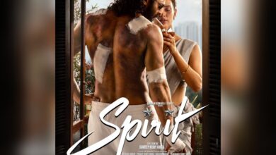 Filmmaker Sandeep Reddy Vanga unveils “Spirit” poster featuring Prabhas at midnight on New Year’s Day.
