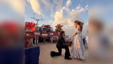 Nupur Sanon, Kriti Sanon’s sister, gets engaged to singer Stebin Ben in a dreamy lakeside proposal.