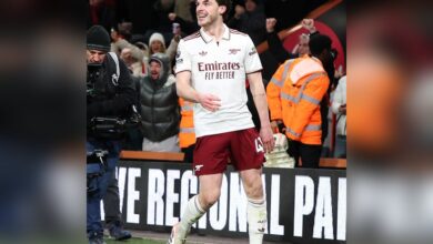 Rice’s Brace Leads Arsenal to a Six-Point Lead in Premier League