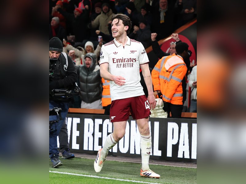 Rice’s Brace Leads Arsenal to a Six-Point Lead in Premier League