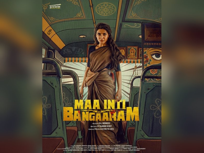 Samantha Ruth Prabhu reveals first look of “Maa Inti Bangaram” as she preps for her Telugu comeback.