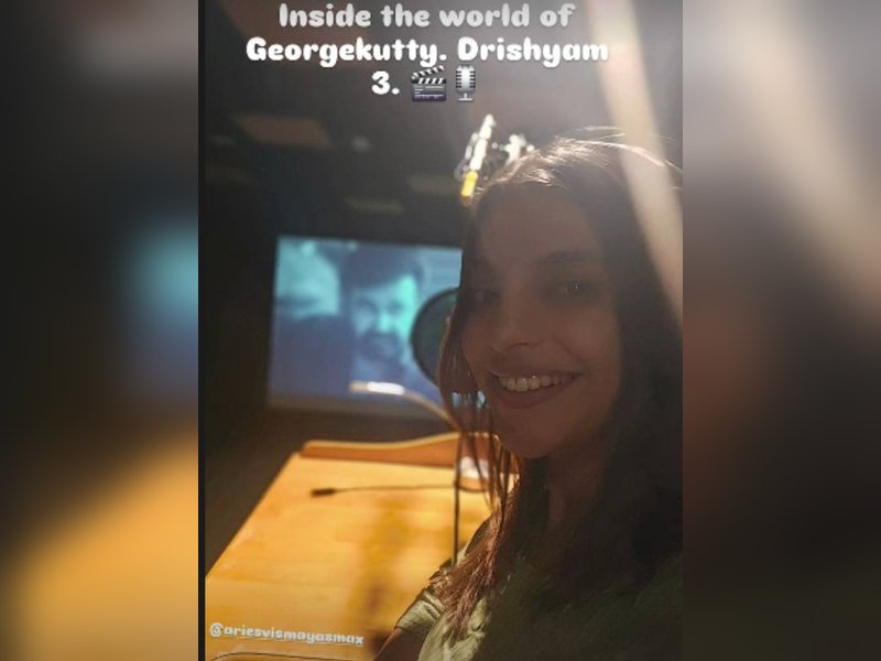 Santhi Mayadevi starts dubbing for Mohanlal’s much-awaited ‘Drishyam 3’ directed by Jeethu Joseph.