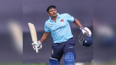 Sarfaraz Khan scores quickest List A half-century by an Indian player