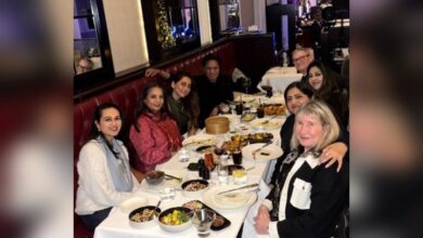 Shabana Azmi shares her vibrant New Year celebration moments with friends on Instagram.