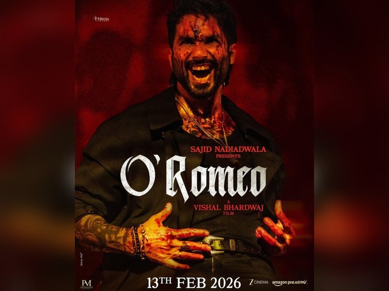 Shahid Kapoor Unveils Intense Look as Romeo in Upcoming Film ‘O’Romeo’ Set for Valentine’s Release