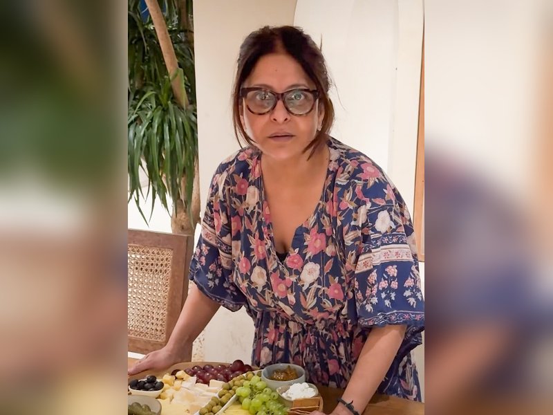 Shefali Shah hilariously learns to pronounce Charcuterie while making it with her pets’ help!