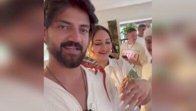 Sonakshi Sinha and Zaheer Iqbal flaunt chameleons in a fun video, calling the experience ‘amazing’!