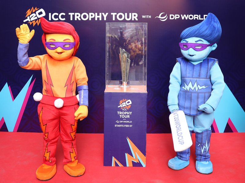 T20 WC 2026 trophy arrives at schools of Pandya, Kishan, and Samson