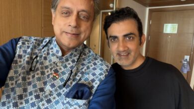 Tharoor praises Gambhir as the man with the toughest job after PM in their recent meeting