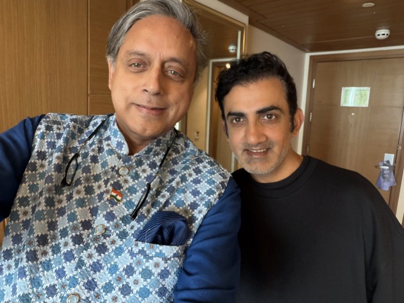 Tharoor praises Gambhir as the man with the toughest job after PM in their recent meeting