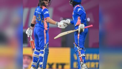 WPL 2026: Sajana scores 45 as MI sets 154/6 against RCB in a thrilling match